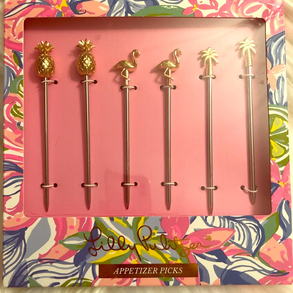 NWT Lilly Pulitzer appetizer picks